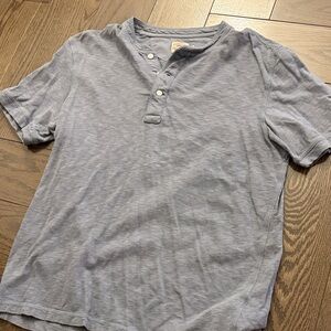 Men's Blue Henley Shirt